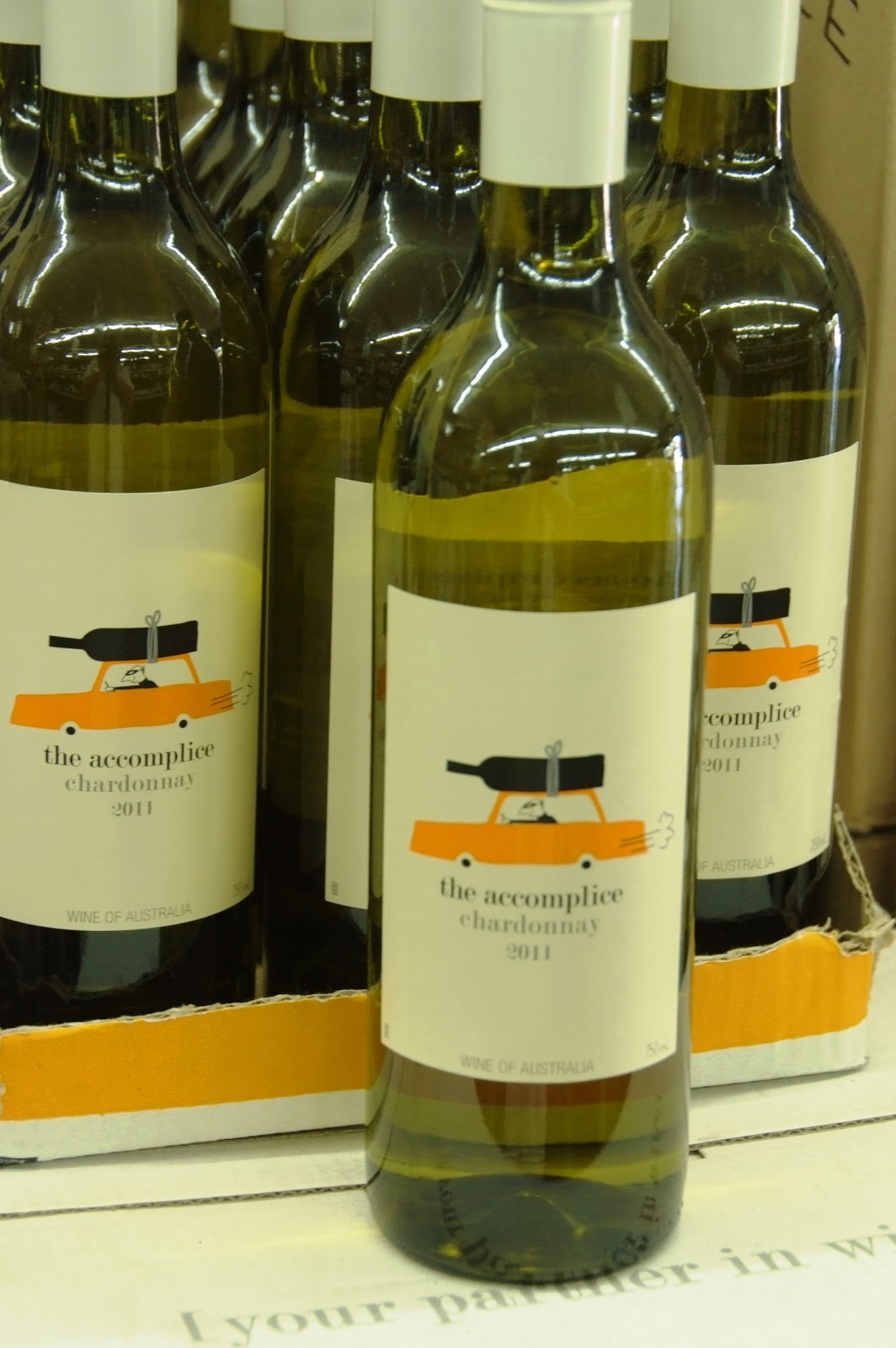 OUTSTANDING WINES .... : The Accomplice 2014 Chardonnay