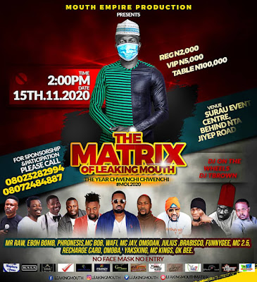 Don't Miss ''The Matrix Of Leaking Mouth'' Jos City 2020