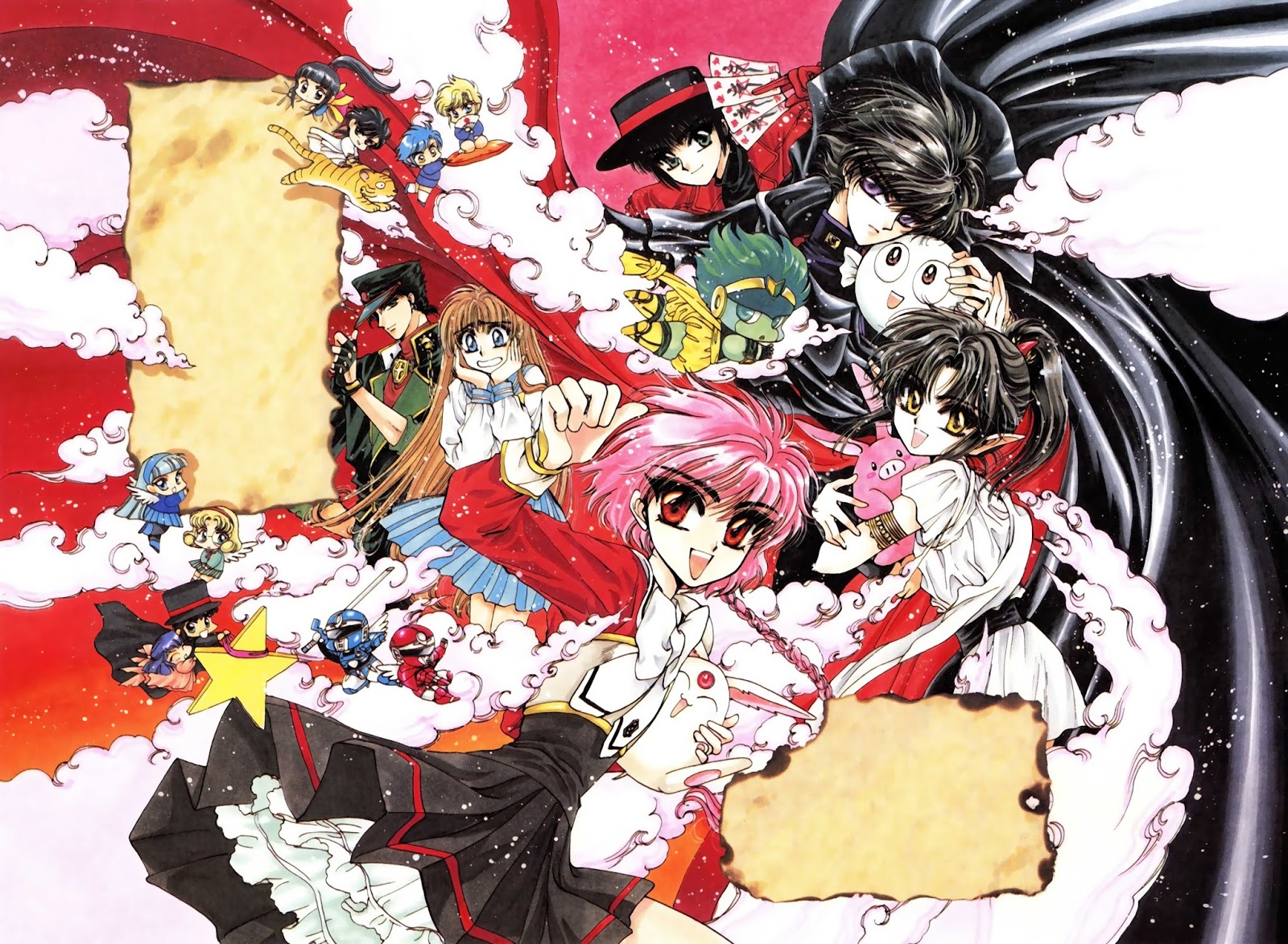 Cronología CLAMP [mangas] Clamp Universe