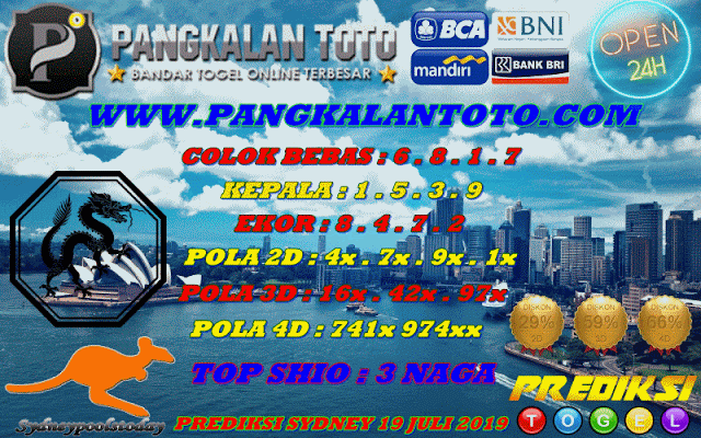 PREDIKSI TOGEL SYDNEY 19 JULI 2019 BeritaBerita Viral