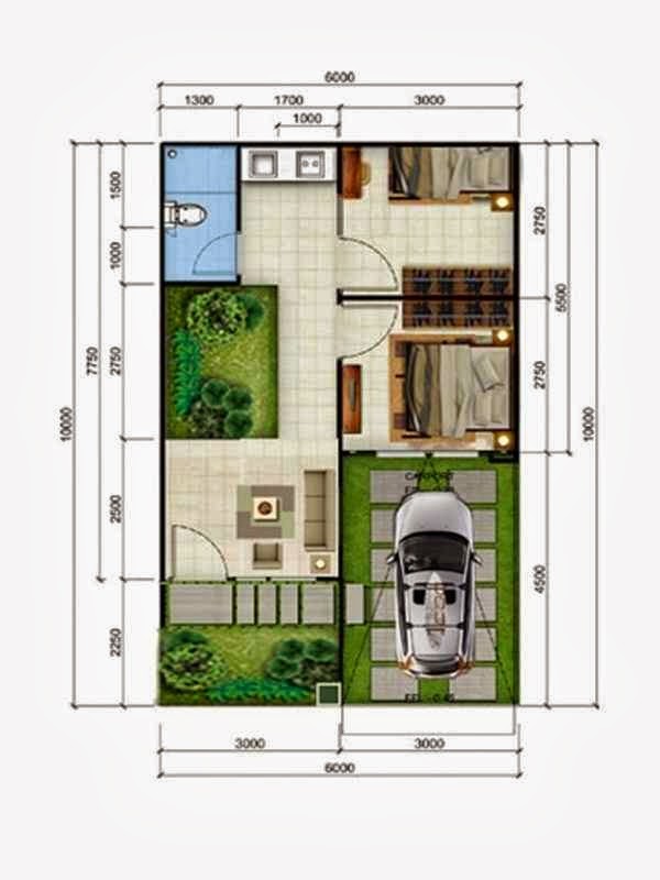 Model Depan Rumah Leter L - Contoh Hu