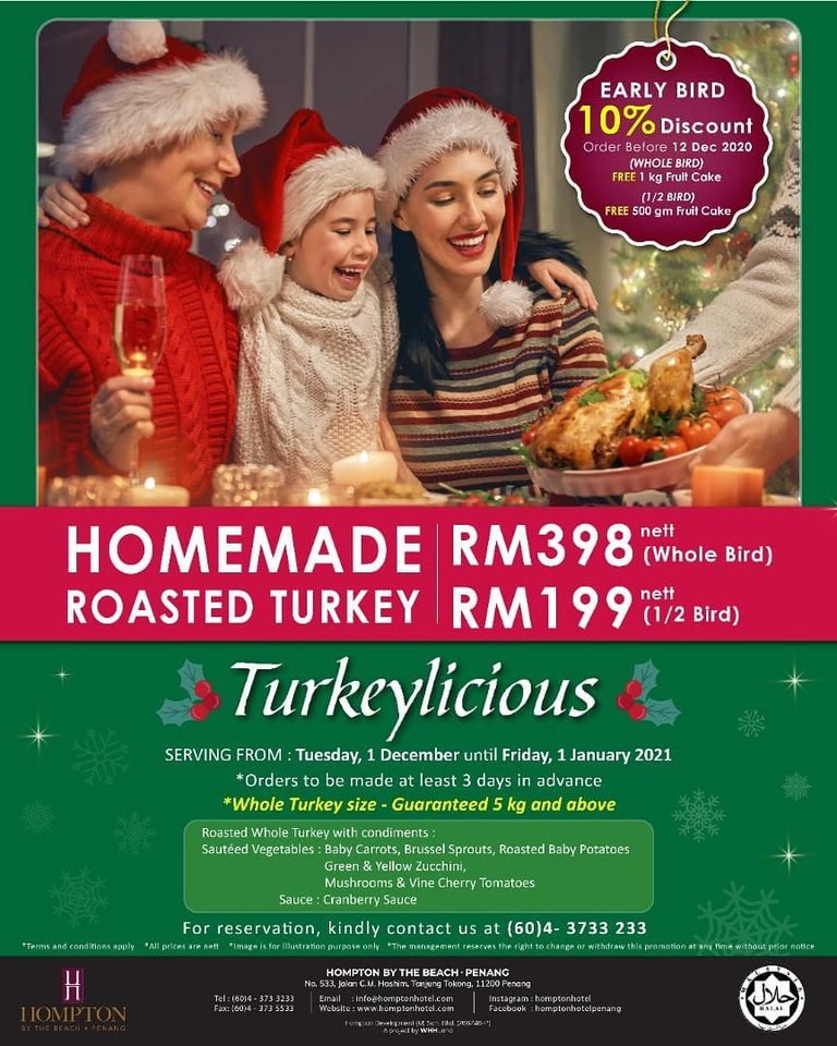 Christmas and Turkey Promo at Hompton Hotel Penang