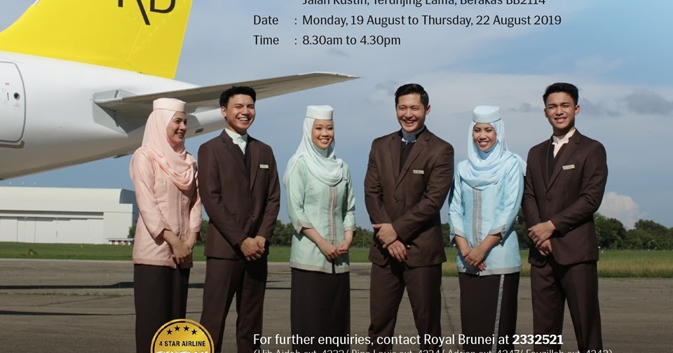 Fly Gosh Royal Brunei Airlines Cabin Crew Recruitment Walk In