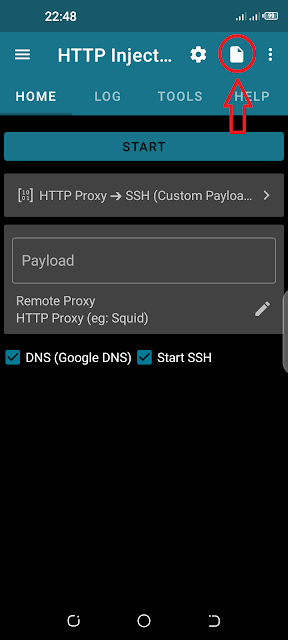 Ouvrez HTTP Injector