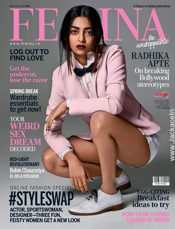 Radhik Apte’s Sparkling Look On The Femina Magazine Cover