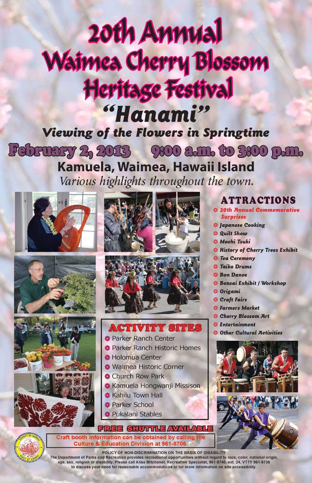 Ho‘okuleana Hanami Waimea Cherry Blossom Heritage Festival