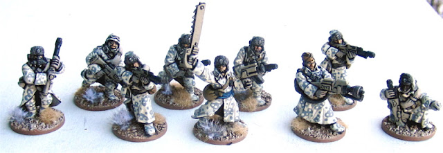 40k hielo guerreros de Valhalla escuadrón X 10Valhallan Imperial Guard Nuevo Fuera de imprenta