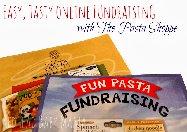 Pasta Shoppe Fundraising - Redhead Baby Mama