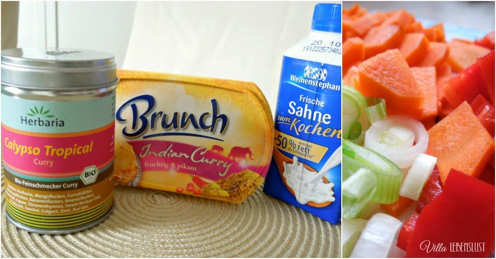 Villa Lebenslust Blog: Rezept für fruchtige Curry-Sauce mit knackigem ... Villa Lebenslust Blog: Rezept für fruchtige Curry-Sauce mit knackigem ...