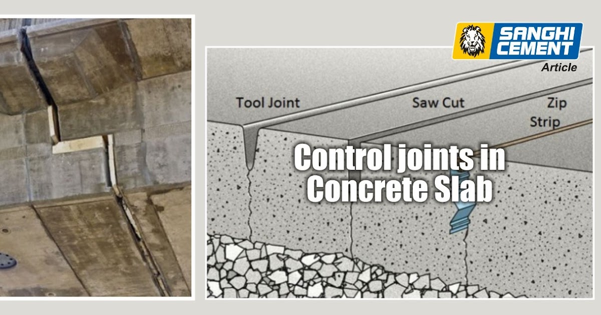 Control Joints in Concrete Slab
