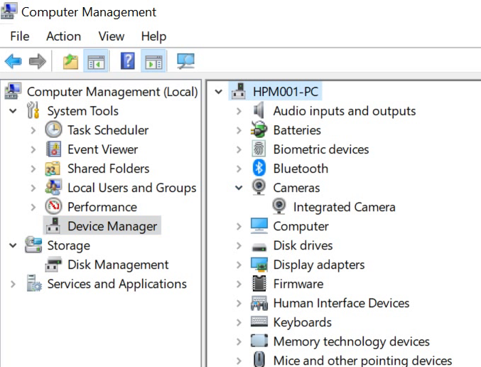 Fixed Error Code “0xa00f4244 We can't find your camera" in Windows
