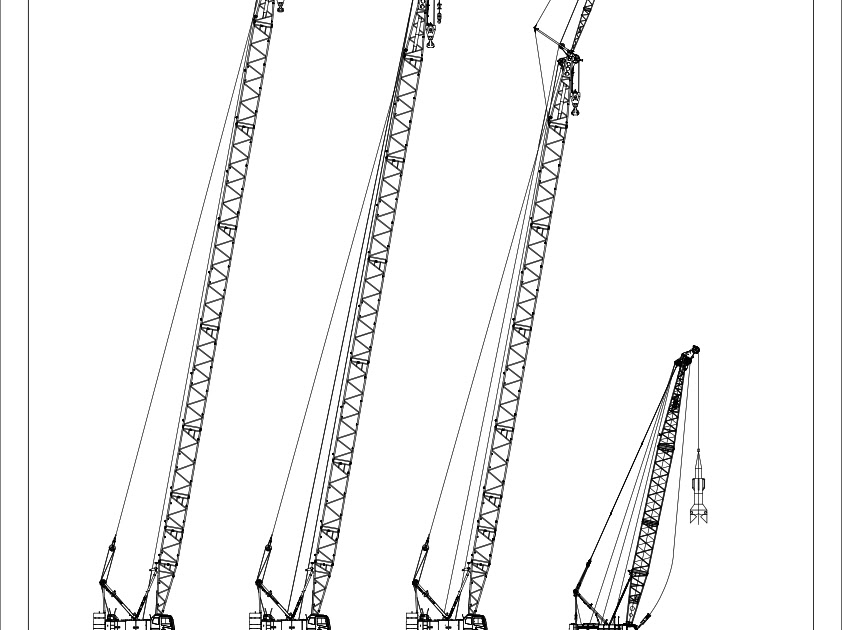 Mobil Crane DWG AutoCAD Drawing Free Download