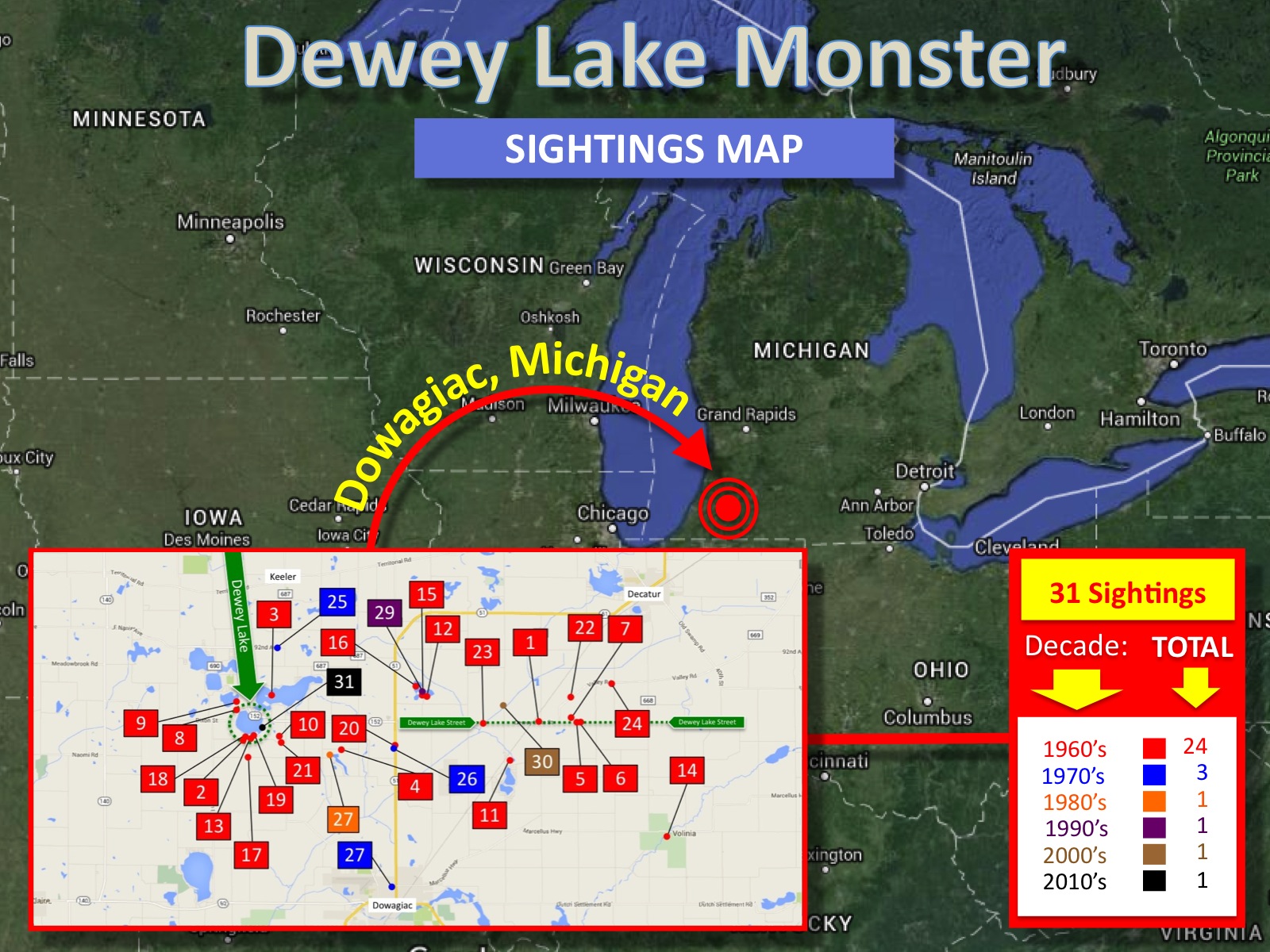 Dewey Lake Monster: May 2016