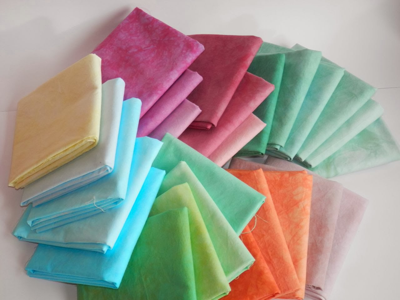 Charlotte Scott Textile Artist Hand Dyed Fabric lighten up