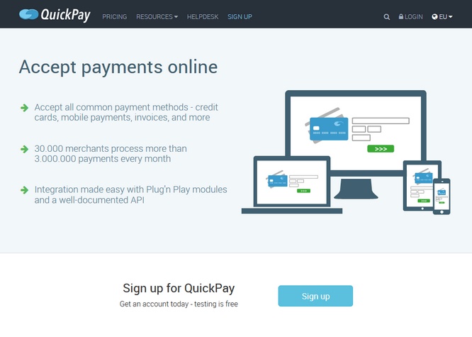 Quickpay payment method