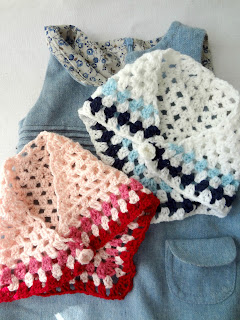 Crochet Baby Bandanas