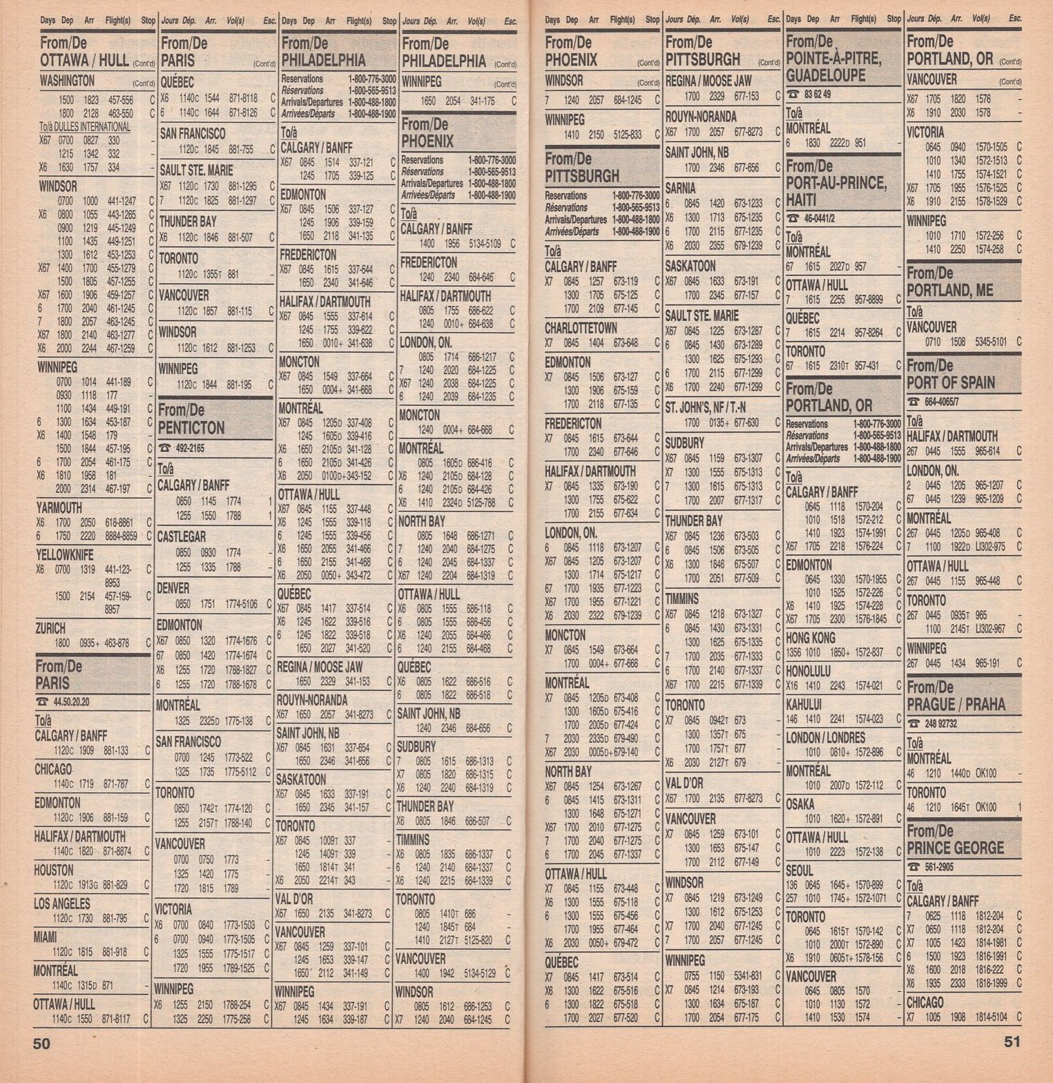 Airline memorabilia Air Canada (1997/1998)