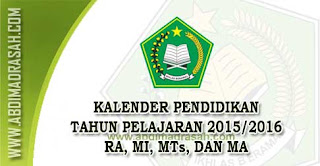 Kaldik Tahun Pelajaran 2015/2016