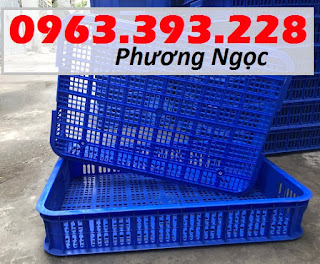 Sóng nhựa công nghiệp, sọt siêu thị, sọt nhựa đựng rau củ,sọt trưng bày hàng hóa SNR.6