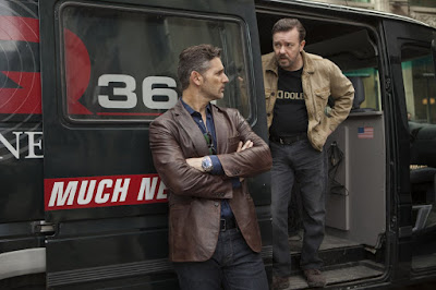Eric Bana and Ricky Gervais in Special Correspondents