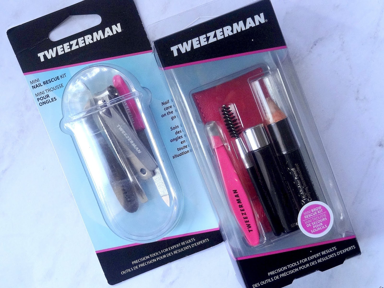 Makeup, Beauty and More Tweezerman Mini Nail Rescue and Brow Rescue Kits