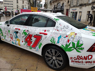 FIBD 2020: la voiture officielle du 47ème festival BD d'Angoulême