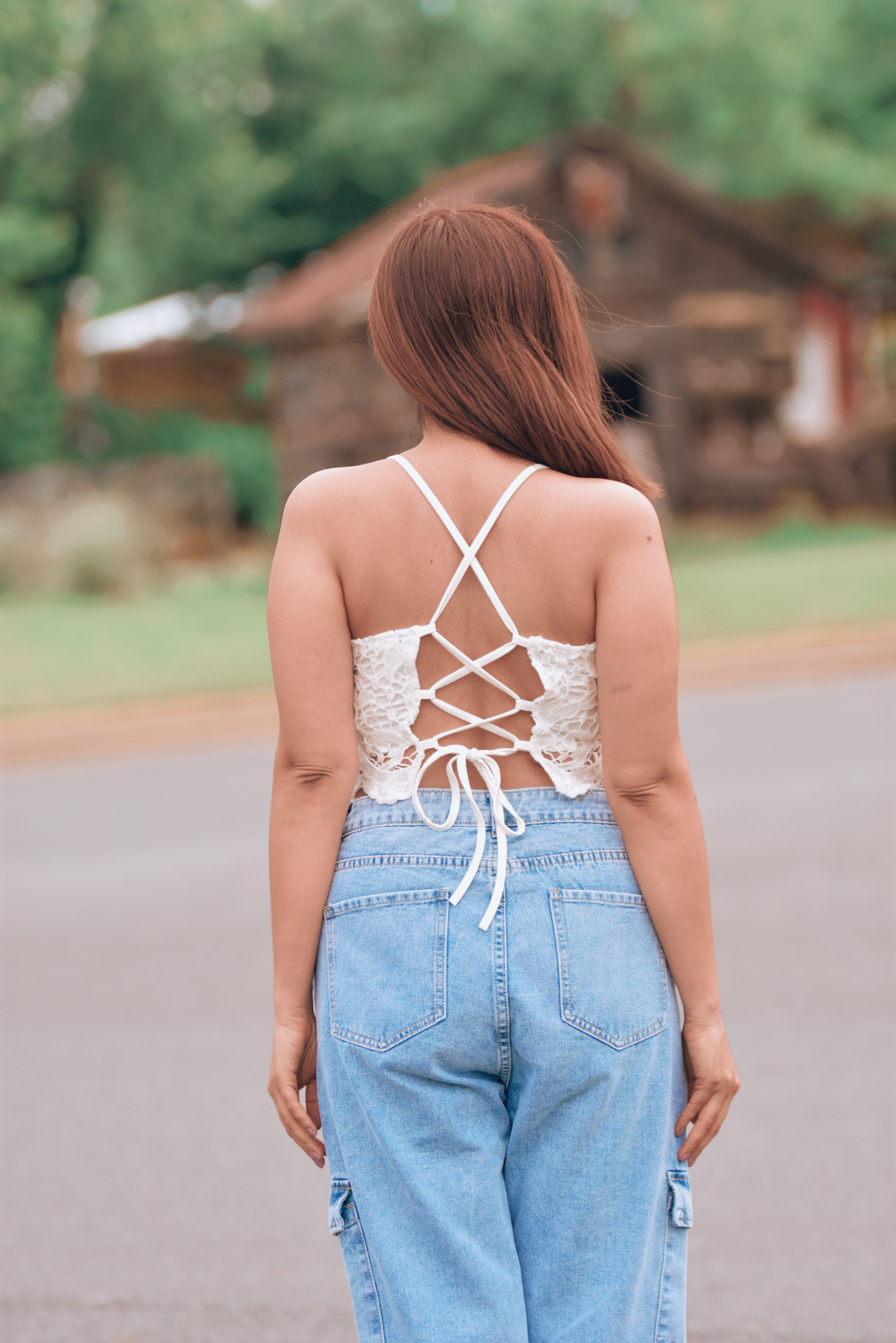 Outfits Con Pantalon Flojo De Mezclilla Blusa Outfit Con Pantalon