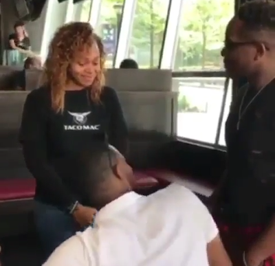 2a Savage! Man finds out his gf is cheating on him, brings the side bf to help with his marriage proposal