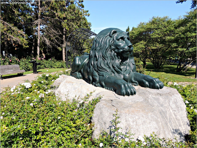 La Feuillée Lion en el Jardín Botánico de Montreal