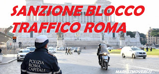 Importo multa blocco traffico Roma
