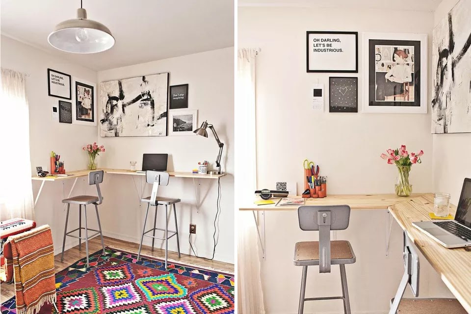creare un elegante piccolo studio in casa