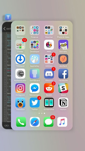 switcherRadii Gives iOS 10 App Switcher iPhone X-Like Rounded Corners