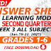 WEEK 3 ANSWER SHEETS FOR SLM Q2 GRADES 1-6