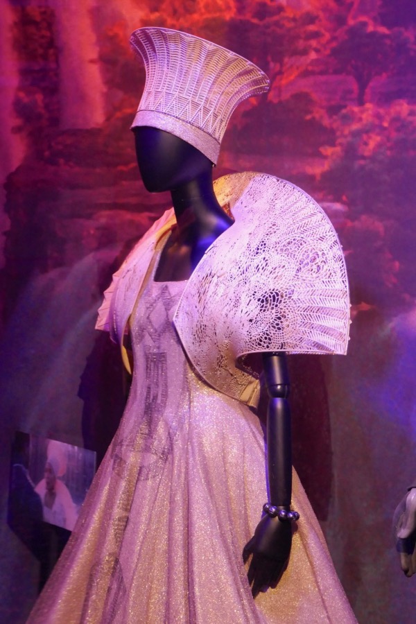 DIY Black Panther Inspired Prom Dress Wakanda Nakia Casino Lupita Front  Slit Maxi -19 - Montoya Mayo