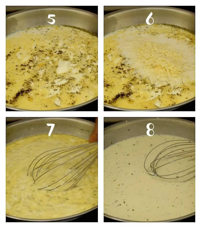 steps to make best easy chicken alfredo sauce