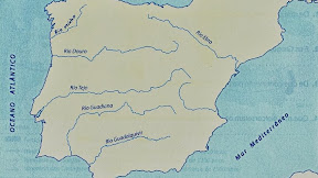 Mapa Dos Rios Da Peninsula Iberica