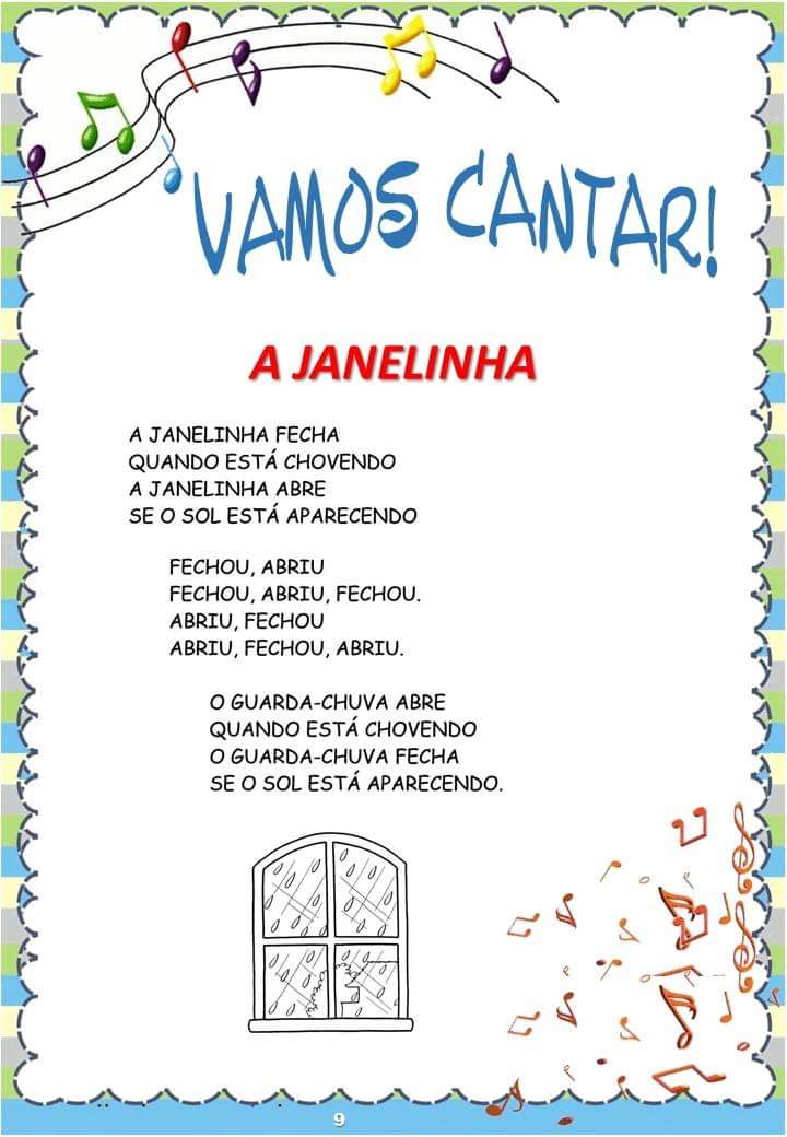 Cantigas populares Coletânea de cantigas populares... Atividade para imprimir Cantigas populares Coletânea de cantigas populares... Atividade para imprimir