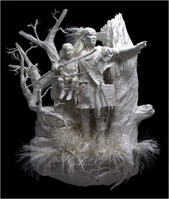 Esculturas.  Allen+and+Patty+Eckman+_+paper+sculptures+%252811%2529