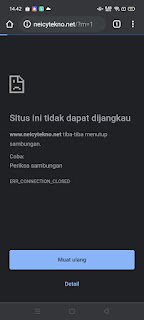 akibat memblok situs menggunakan mikrotik