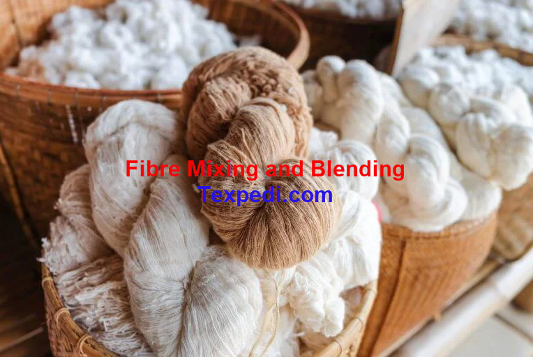 Fibre mixing and blending