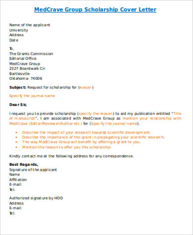sample bursary application letter