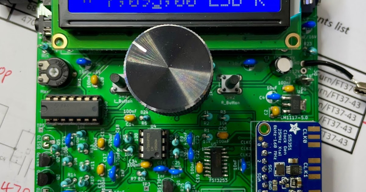 marxy's musing on technology: uSDX QRP transceiver built