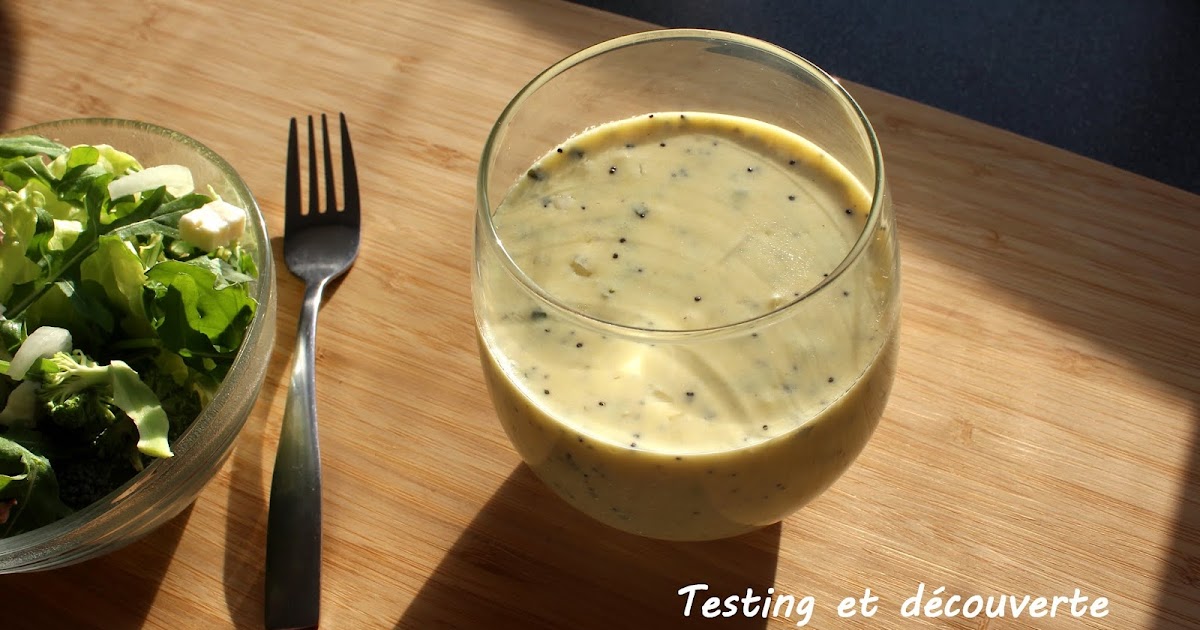 Testing et découverte Vinaigrette aux graines de pavot style Renée’s