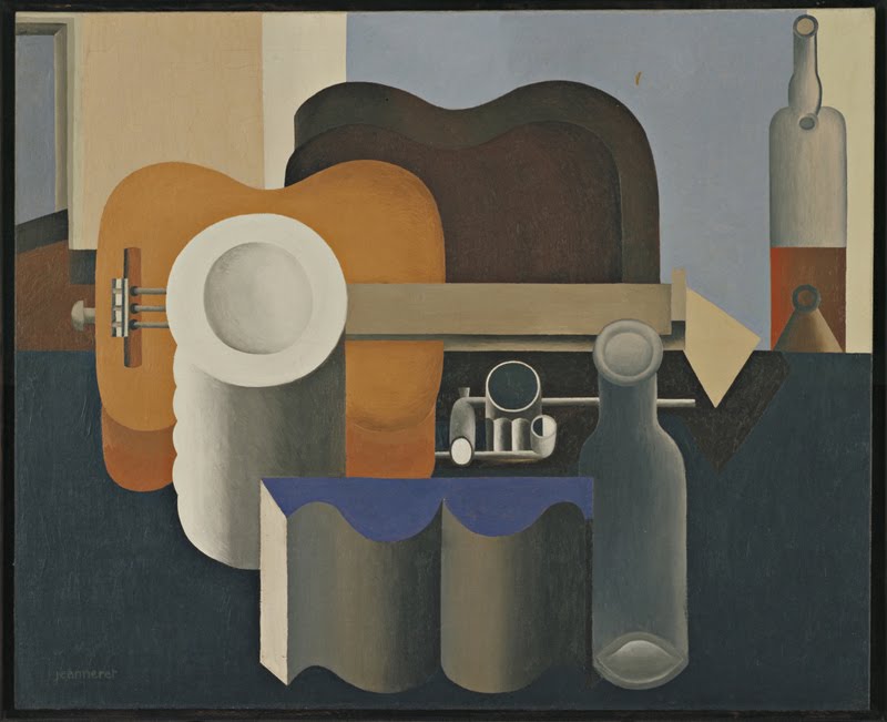 Le Corbusier, Natura morta con pila di piatti, olio su tela/ oil on canvas,1920, MOMA Museum NYC