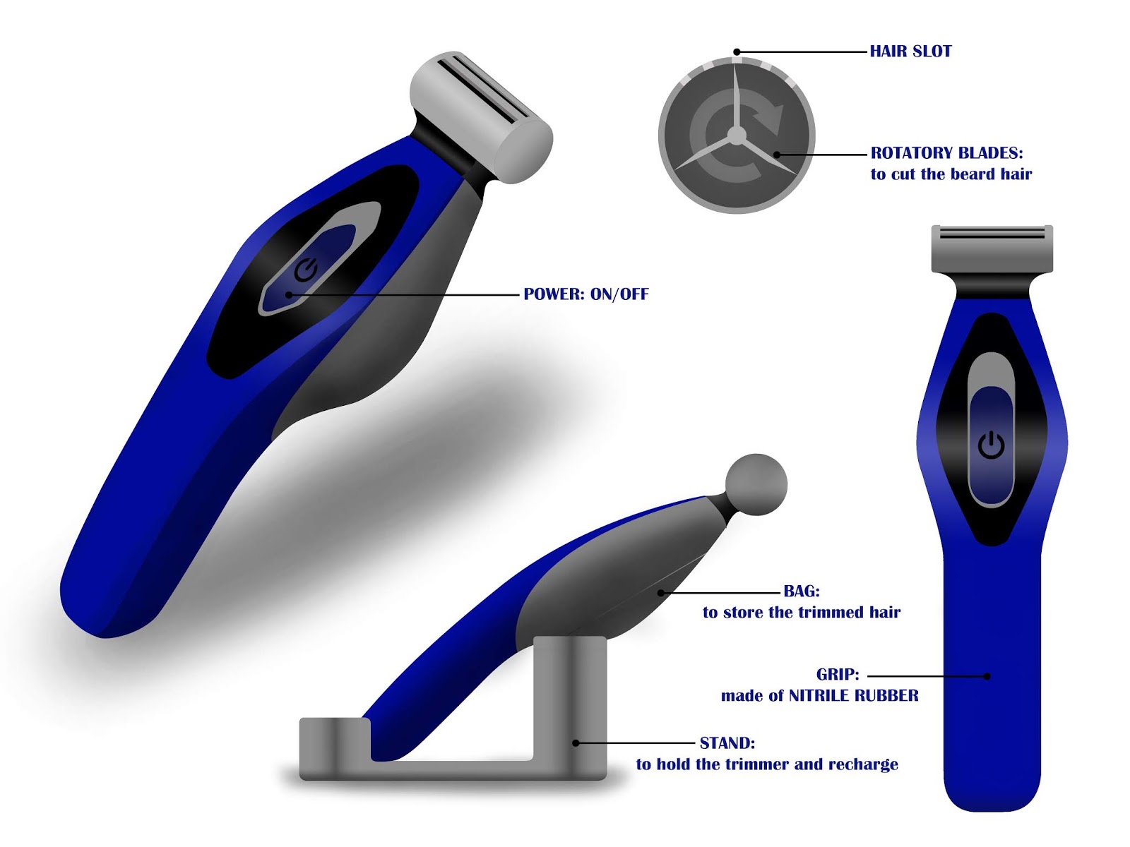 Welcome to Jayaram's Portfolio: AUTO SUCTION TRIMMER - CONCEPT SKETCH