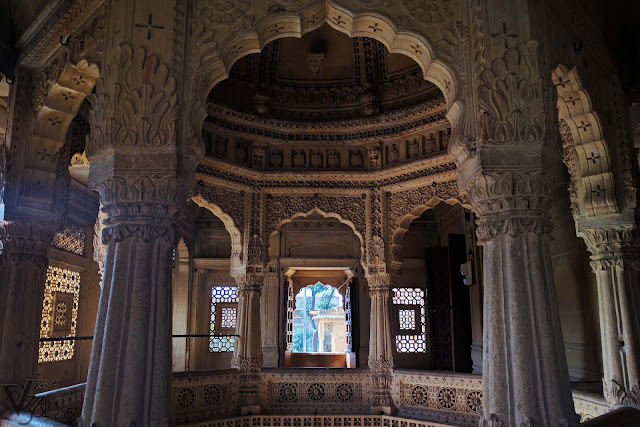 Interiors of the Amar sagar Jain temple Interiors of the Amar sagar Jain temple