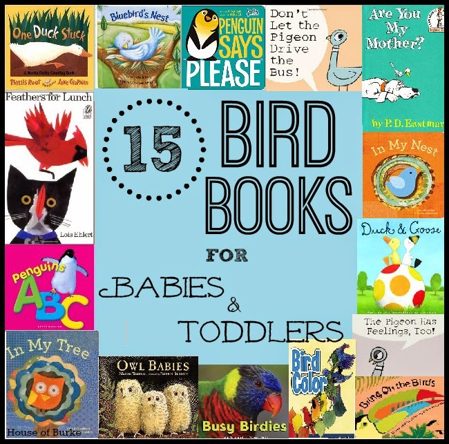 House of Burke 15 Bird Books for Babies and Toddlers