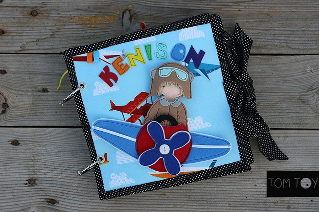 Quiet book for Kenison Handmade busy book by TomToy, Personalized kids gift