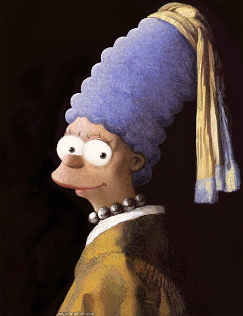  Vermeer Simpson Parody 