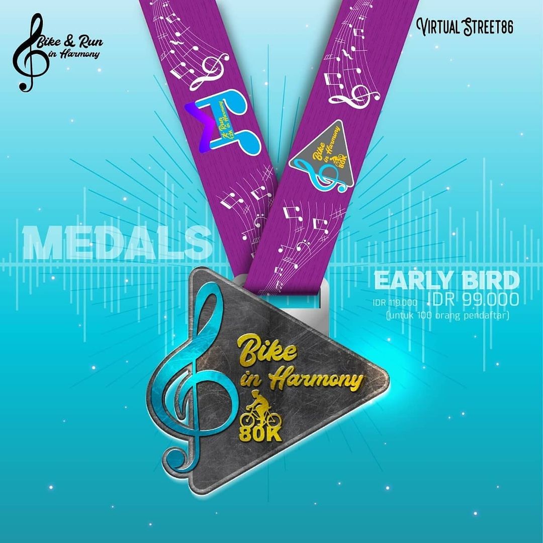 Ride Medal 🔍 Virtual Run & Ride in Harmony • 2021 Ride Medal 🏅 Virtual Run & Ride in Harmony • 2021